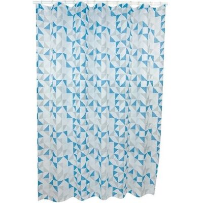 MSV Modèle 144041 Rideau de Douche Polyester Bleu - Premium - Publicité MSV Modèle 144041 Rideau de Douche Polyester Bleu - Premium - Publicité