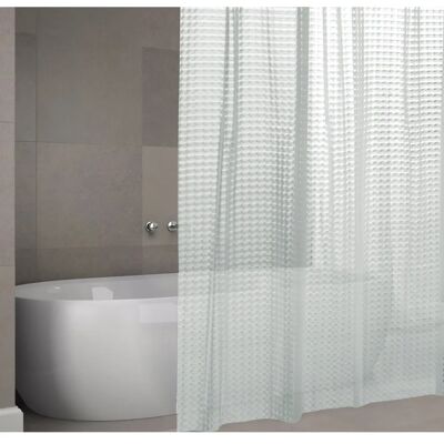 MSV Premium EVA 3D Transparent Duschvorhang - Duschvorhang MSV Premium EVA 3D Transparent Duschvorhang - Duschvorhang