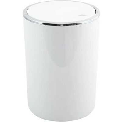 MSV Kamaka Prullenbak - 6L Ronde ABS Wit MSV Kamaka Prullenbak - 6L Ronde ABS Wit