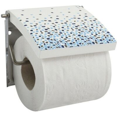 MSV Tragbarer Toilettenpapierhalter - Wandmontage Blau - WC-Rollenhalter MSV Tragbarer Toilettenpapierhalter - Wandmontage Blau - WC-Rollenhalter