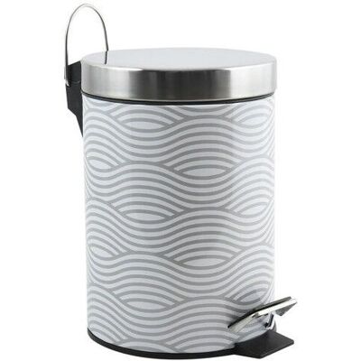 MSV Edelstahl Mülleimer - 3L Grau MSV Edelstahl Mülleimer - 3L Grau
