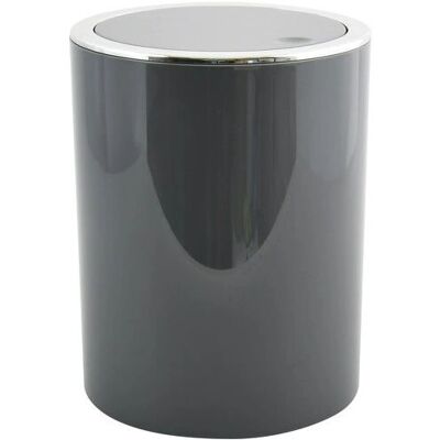 MSV 3700703939559 Poubelle - 6L Rond Polypropylène Gris MSV 3700703939559 Poubelle - 6L Rond Polypropylène Gris