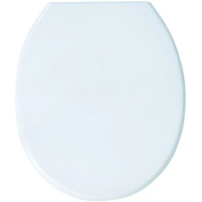 MSV White Polypropylene Toilet Seat - Stable & Hygienic MSV White Polypropylene Toilet Seat - Stable & Hygienic