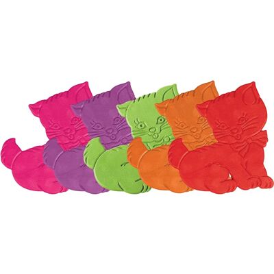 MSV - Ensemble de 5 Tapis de Bain Antidérapants avec Motif Animal - Publicité MSV - Ensemble de 5 Tapis de Bain Antidérapants avec Motif Animal - Publicité