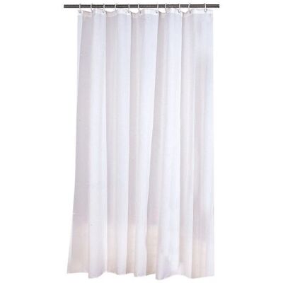 MSV Modello 3700703941019 - Tenda doccia in poliestere semitrasparente MSV Modello 3700703941019 - Tenda doccia in poliestere semitrasparente