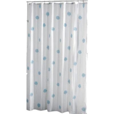 Tenda doccia MSV 140110 - Blu e Bianco - Poliestere Tenda doccia MSV 140110 - Blu e Bianco - Poliestere