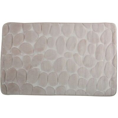 MSV Beigefarbener Mikrofaser-Badteppich 50x80cm - Badvorleger MSV Beigefarbener Mikrofaser-Badteppich 50x80cm - Badvorleger