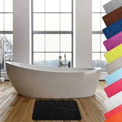 MSV Galets Mikrofasermatte PVC Badmatte MSV Galets Mikrofasermatte PVC Badmatte