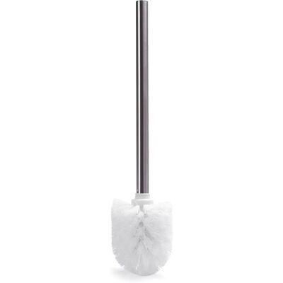 MSV Weiße Toilette Bürste mit Edelstahlgriff - WC Bürste MSV Weiße Toilette Bürste mit Edelstahlgriff - WC Bürste