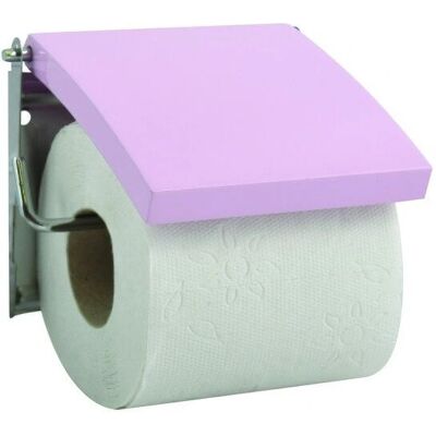 MSV Portador de papel higiénico Rosa - Montaje en pared Acero inoxidable MSV Portador de papel higiénico Rosa - Montaje en pared Acero inoxidable