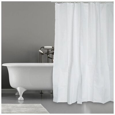 MSV 140482 Rideau de douche - Polyester Blanc - Publicité MSV 140482 Rideau de douche - Polyester Blanc - Publicité