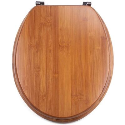 Asiento de Inodoro de Bambú MSV Modelo 3700703944843 - Moderno y Duradero Asiento de Inodoro de Bambú MSV Modelo 3700703944843 - Moderno y Duradero