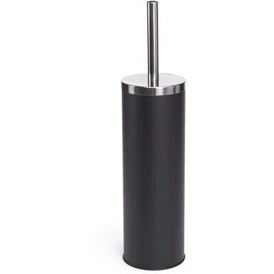MSV Toiletborstel houder - RVS, zwart, compact MSV Toiletborstel houder - RVS, zwart, compact