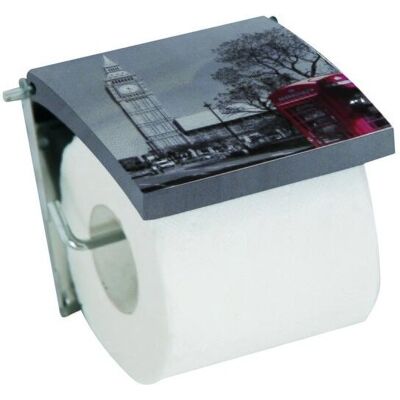 MSV 3700703945741 Wandmontierter Toilettenpapierhalter Grau MSV 3700703945741 Wandmontierter Toilettenpapierhalter Grau