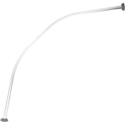 MSV Jens Curved Shower Curtain Rod - 80x80cm - Shower Curtain Rod MSV Jens Curved Shower Curtain Rod - 80x80cm - Shower Curtain Rod
