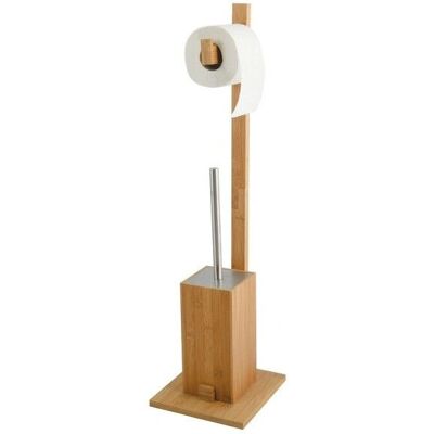 MSV Portable Bamboo Toilet Set - Bathroom Accessories MSV Portable Bamboo Toilet Set - Bathroom Accessories