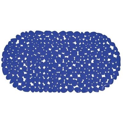 MSV Badeteppich - Rutschfeste Oberfläche, 35x68 cm, Dunkelblau MSV Badeteppich - Rutschfeste Oberfläche, 35x68 cm, Dunkelblau