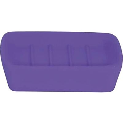 MSV Supporto sapone viola - Ceramica, Tocco morbido, 11.8cm MSV Supporto sapone viola - Ceramica, Tocco morbido, 11.8cm