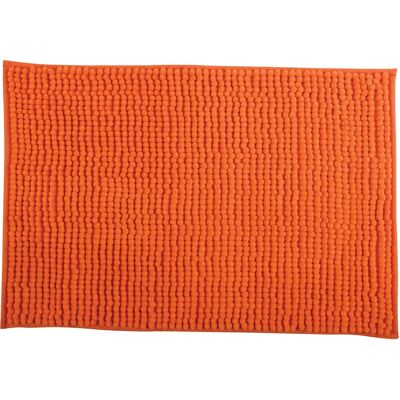 Tapis de bain chenille MSV - 50x80cm - Orange - Tapis de bain - Publicité Tapis de bain chenille MSV - 50x80cm - Orange - Tapis de bain - Publicité