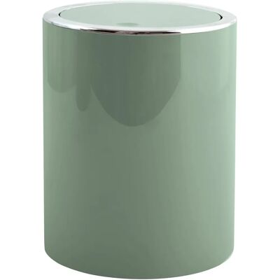 MSV Kamaka 6L Green Trash Can - Swing Lid, Modern Design MSV Kamaka 6L Green Trash Can - Swing Lid, Modern Design