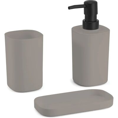 MSV Lona Topo Badkamer Accessoires Set - Modern, Duurzaam MSV Lona Topo Badkamer Accessoires Set - Modern, Duurzaam