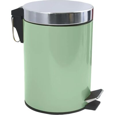 MSV Green Basil Stainless Steel Pedal Trash Bin - Trash Bin MSV Green Basil Stainless Steel Pedal Trash Bin - Trash Bin