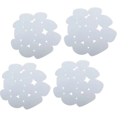 MSV Badeteppich - 12x13cm Rutschfeste PVC-Matte Set MSV Badeteppich - 12x13cm Rutschfeste PVC-Matte Set