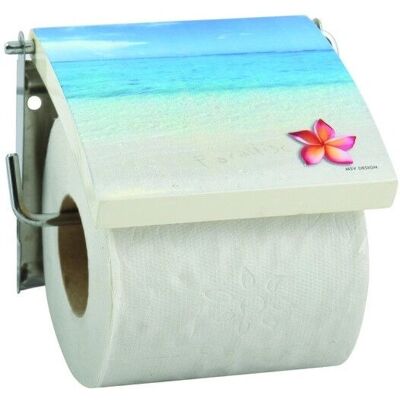 MSV Portable Toilet Roll Holder - Wall-mounted, Blue MSV Portable Toilet Roll Holder - Wall-mounted, Blue