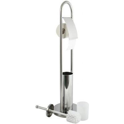 MSV Portable Stainless Steel Toilet Set - Bathroom Accessory MSV Portable Stainless Steel Toilet Set - Bathroom Accessory
