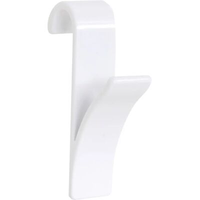 MSV Bako Weiße Kunststoffhandtuchhaken - 2 Stück, 23,5cm MSV Bako Weiße Kunststoffhandtuchhaken - 2 Stück, 23,5cm