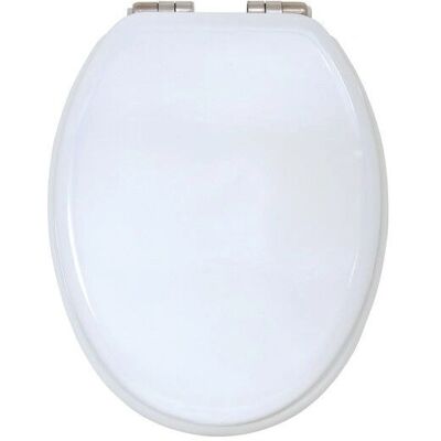 Tapa de inodoro MSV Blanca - MDF con cierre suave y Easy Clean - 42.5cm Tapa de inodoro MSV Blanca - MDF con cierre suave y Easy Clean - 42.5cm