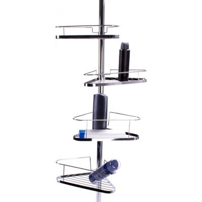 MSV Duschkorb - Verstellbarer Wandmontierter Metall Dusch Organizer MSV Duschkorb - Verstellbarer Wandmontierter Metall Dusch Organizer