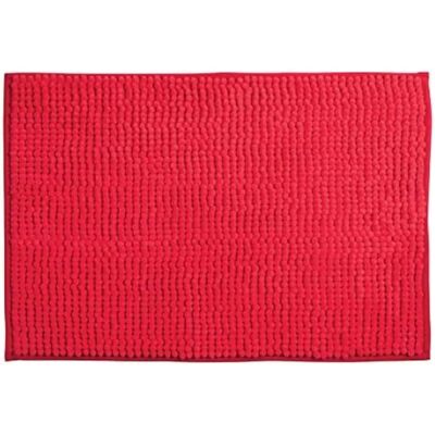 Tapis de bain microfibre chenille MSV 40x60cm - Rouge Tapis de bain microfibre chenille MSV 40x60cm - Rouge