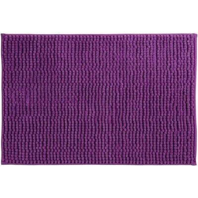 Tapis de Bain MSV 141628 - Microfibre Chenille, 60x90cm, Violet - Publicité Tapis de Bain MSV 141628 - Microfibre Chenille, 60x90cm, Violet - Publicité