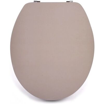 MSV - 3700703956617 - Taupe - Acrílico - Asiento de inodoro MSV - 3700703956617 - Taupe - Acrílico - Asiento de inodoro