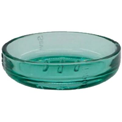 MSV Camille Piattino Sapone in Vetro Verde - Piattino per Sapone MSV Camille Piattino Sapone in Vetro Verde - Piattino per Sapone