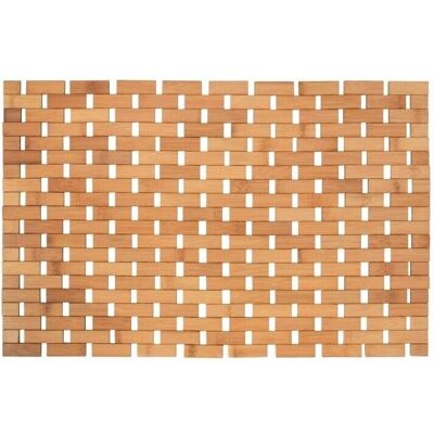 MSV Annika Bambus Badematte - 50x80cm - Umweltfreundlich Rutschfest MSV Annika Bambus Badematte - 50x80cm - Umweltfreundlich Rutschfest
