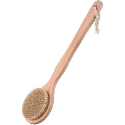 MSV Model 145875 - Naturlig bambus badbørste med langt håndtag MSV Model 145875 - Naturlig bambus badbørste med langt håndtag
