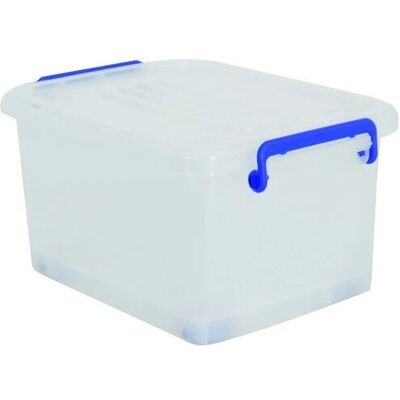 MSV - Maggie 39x28x19 cm - Blau - 13 L - Aufbewahrungsbox MSV - Maggie 39x28x19 cm - Blau - 13 L - Aufbewahrungsbox
