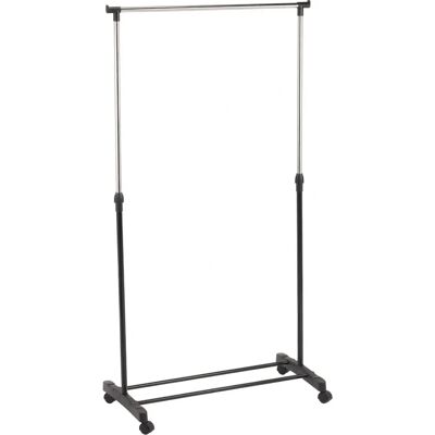 MSV Porte-vêtements - Rack Métallique avec Roues Réglables - Publicité MSV Porte-vêtements - Rack Métallique avec Roues Réglables - Publicité