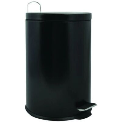 MSV 3700703982685 Stahl Schwarz 20L Mülleimer - Stoßfest MSV 3700703982685 Stahl Schwarz 20L Mülleimer - Stoßfest