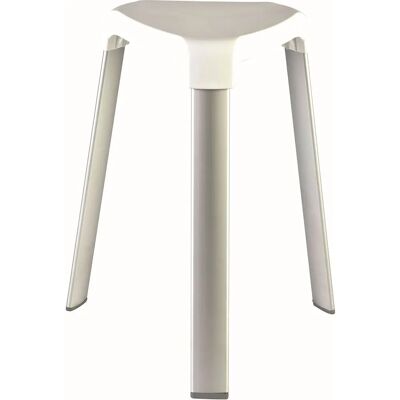 Sgabello da Doccia Bianco MSV - Stabile, Antiscivolo, 45cm Sgabello da Doccia Bianco MSV - Stabile, Antiscivolo, 45cm