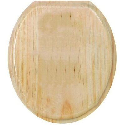 Sedile per wc in legno di pino MSV - Comfort e durata Sedile per wc in legno di pino MSV - Comfort e durata