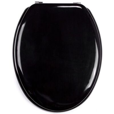 MSV 140343 Toalett sedátko - MDF Černé, Nerezové panty MSV 140343 Toalett sedátko - MDF Černé, Nerezové panty