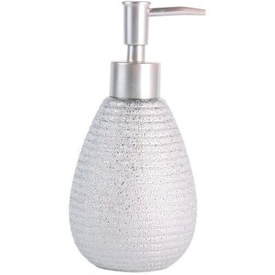 Distributore di sapone MSV - Ceramica Grigia - Accessorio bagno Distributore di sapone MSV - Ceramica Grigia - Accessorio bagno