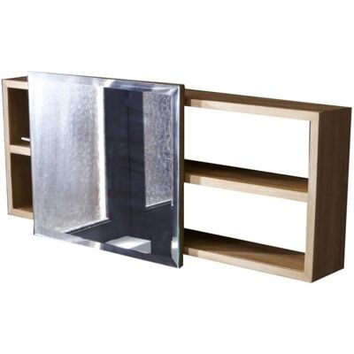 Armario de baño en teca maciza Tikamoon - 90x40x15cm - Artesanal Armario de baño en teca maciza Tikamoon - 90x40x15cm - Artesanal
