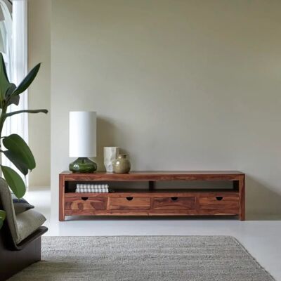 Tikamoon - Palisandro TV 200cm - Palisander - mueble TV Tikamoon - Palisandro TV 200cm - Palisander - mueble TV