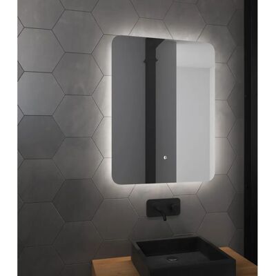 Aurlane LED-achtergrondspiegel - 60x80cm, omkeerbaar, A+ energieklasse Aurlane LED-achtergrondspiegel - 60x80cm, omkeerbaar, A+ energieklasse