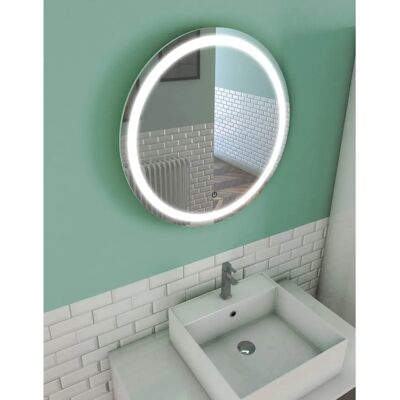 Espejo LED de 59cm de AURLANE - Luz moderna para baño Espejo LED de 59cm de AURLANE - Luz moderna para baño