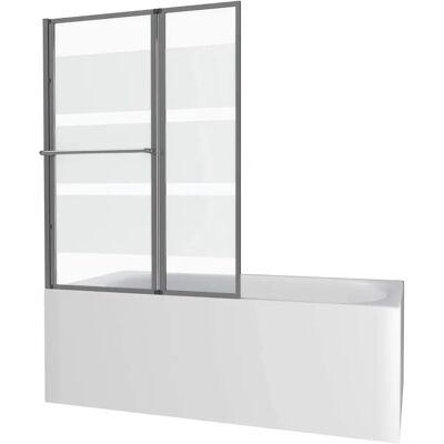 Paravento da bagno AURLANE - Doppio pannello, 130x105cm Paravento da bagno AURLANE - Doppio pannello, 130x105cm